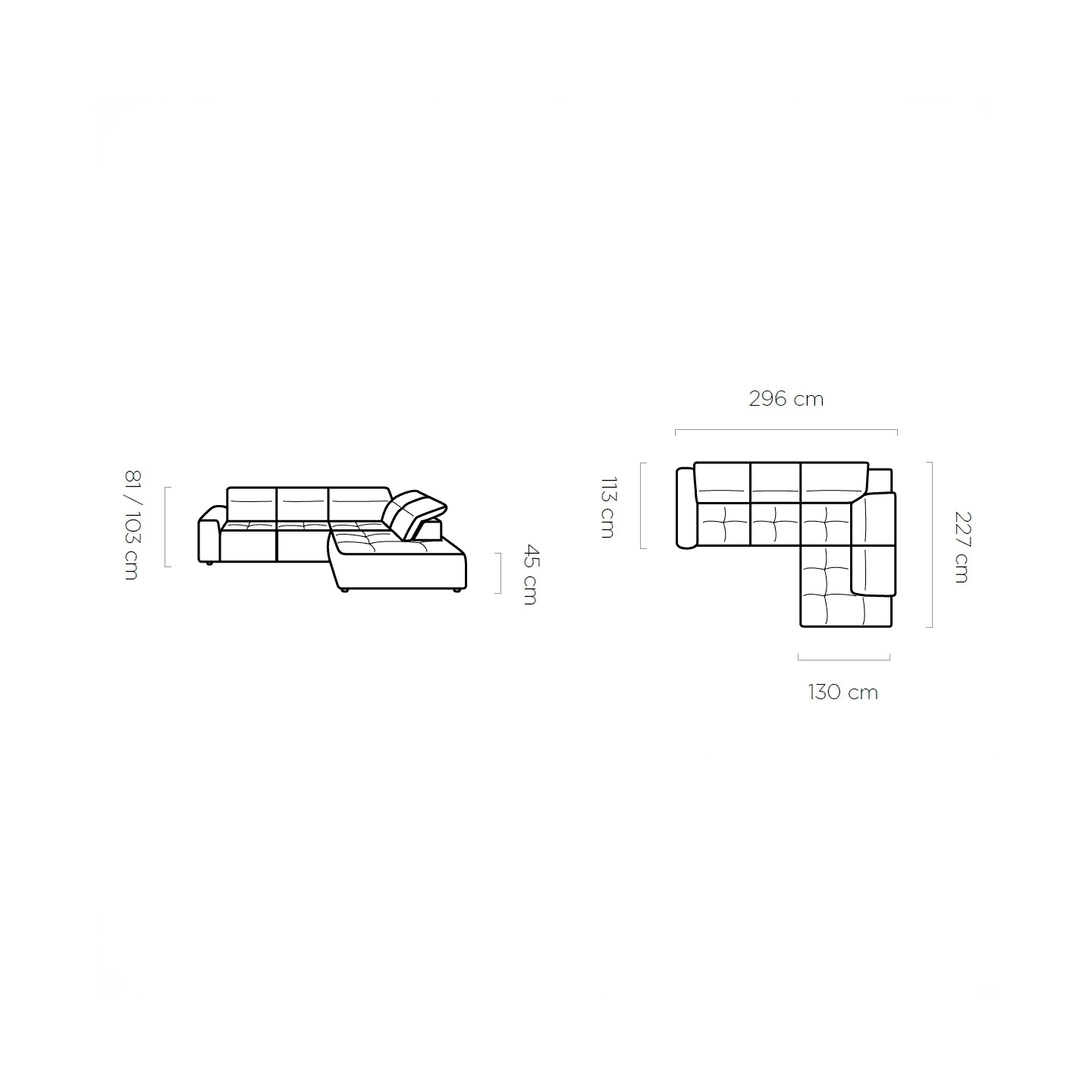 Narożnik elektryczny Colombo L