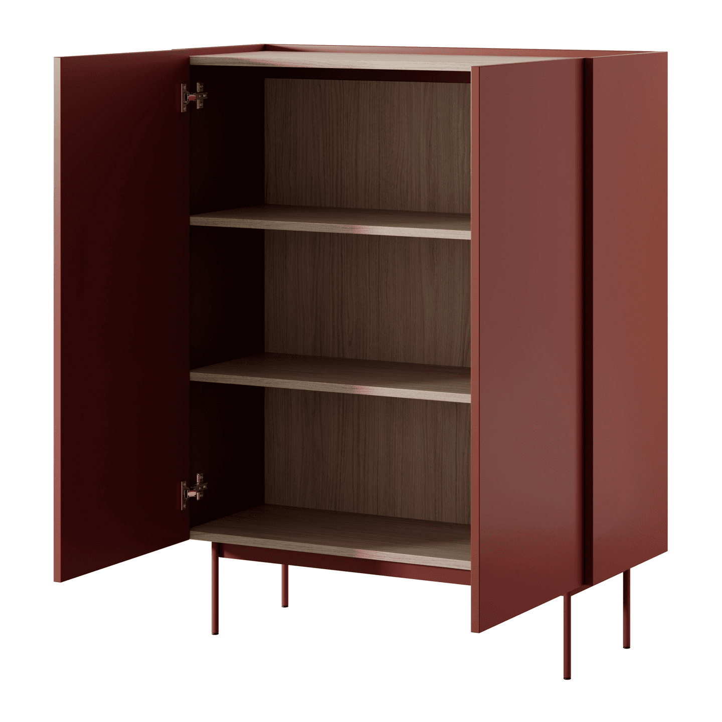 Komoda Chroma Wysoka Ceramic Red