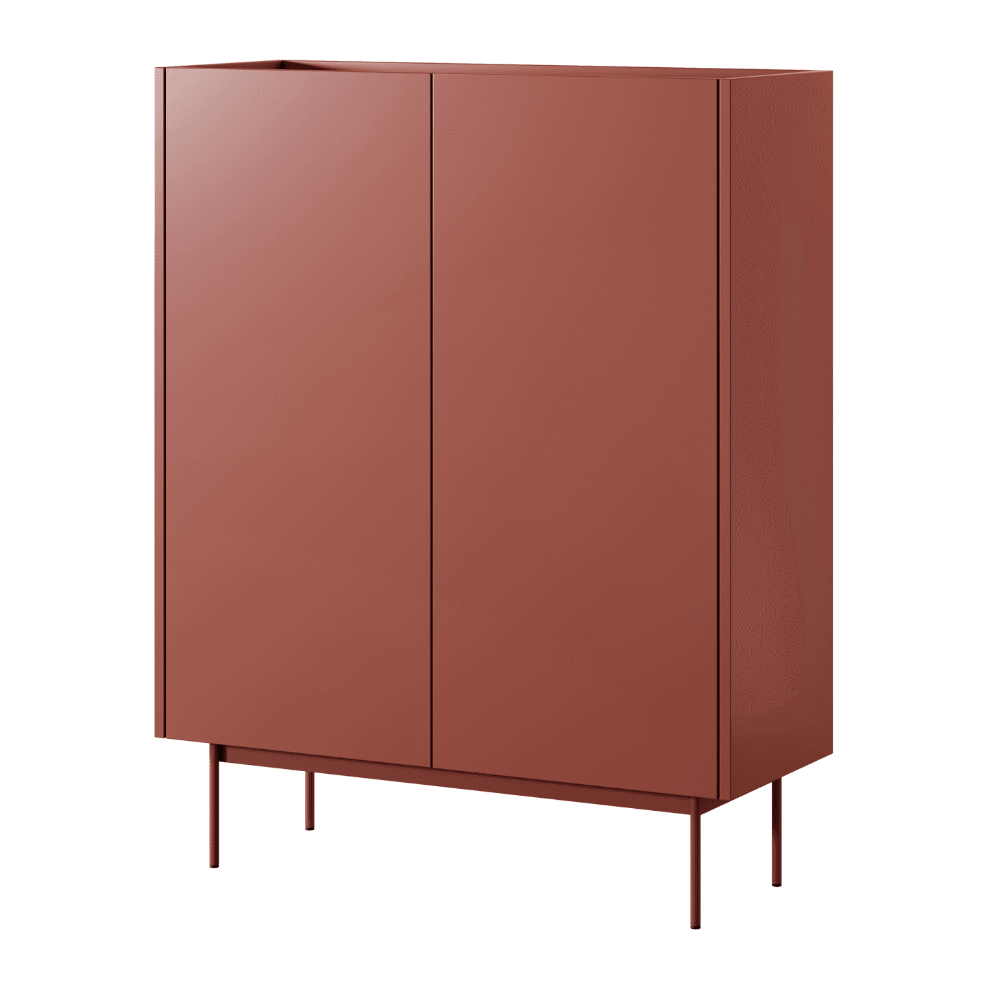 Komoda Chroma Wysoka Ceramic Red