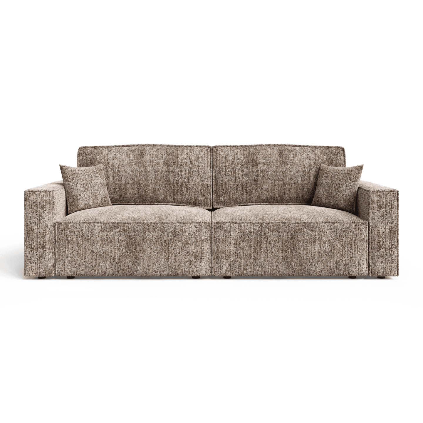 Elegancka sofa ARON S z funkcją spania | Rozkładana | Tkanina Bella 05