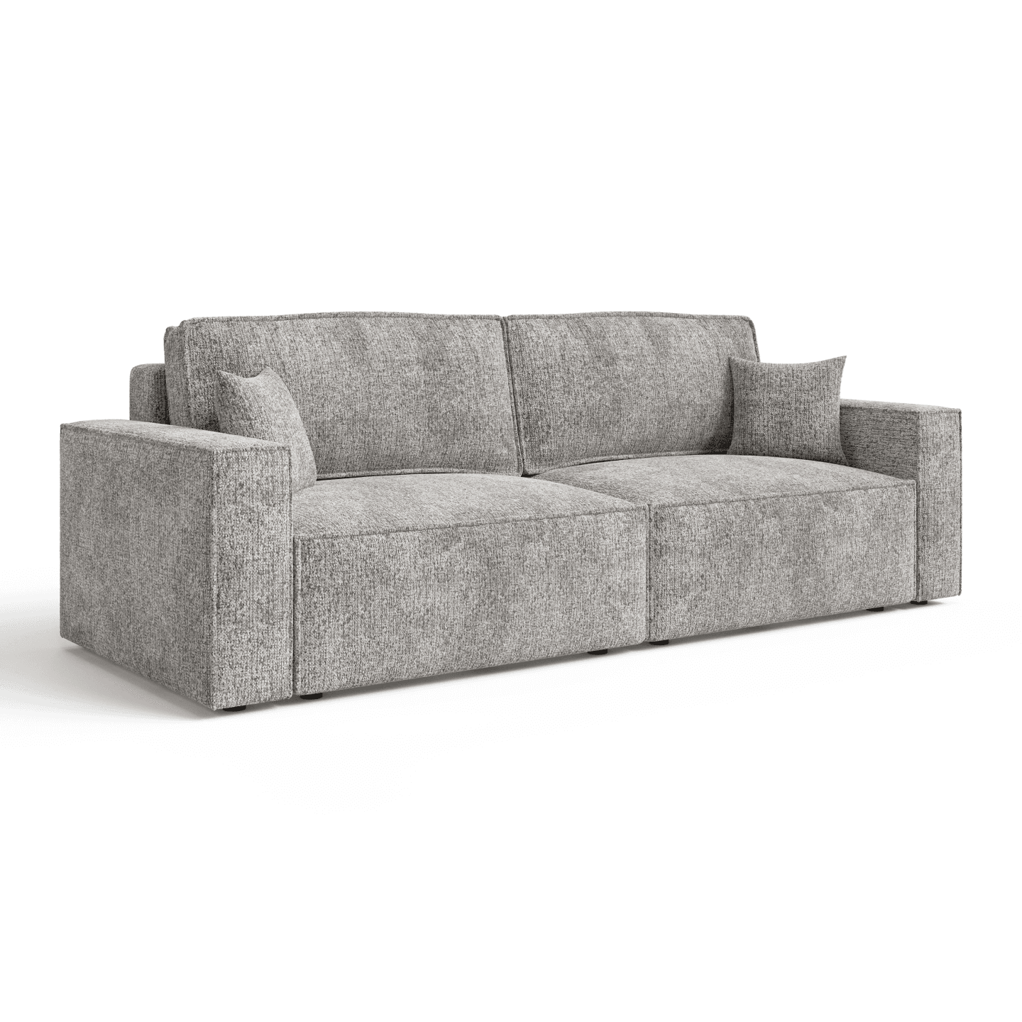 Sofa ARON S z dużą powierzchnią spania | Rozkładana | Tkanina Bella 55