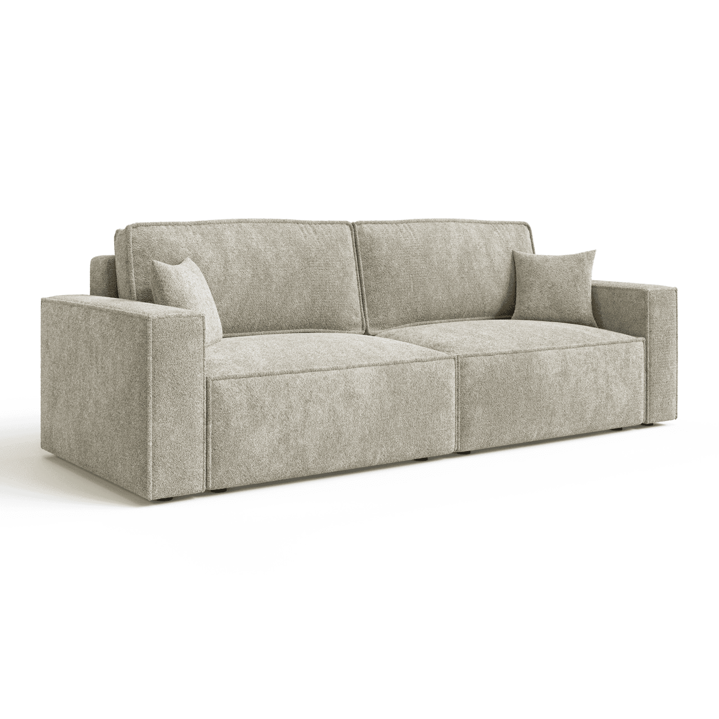 Elegancka sofa wypoczynkowa ARON S | Rozkładana | Tkanina Coral 65