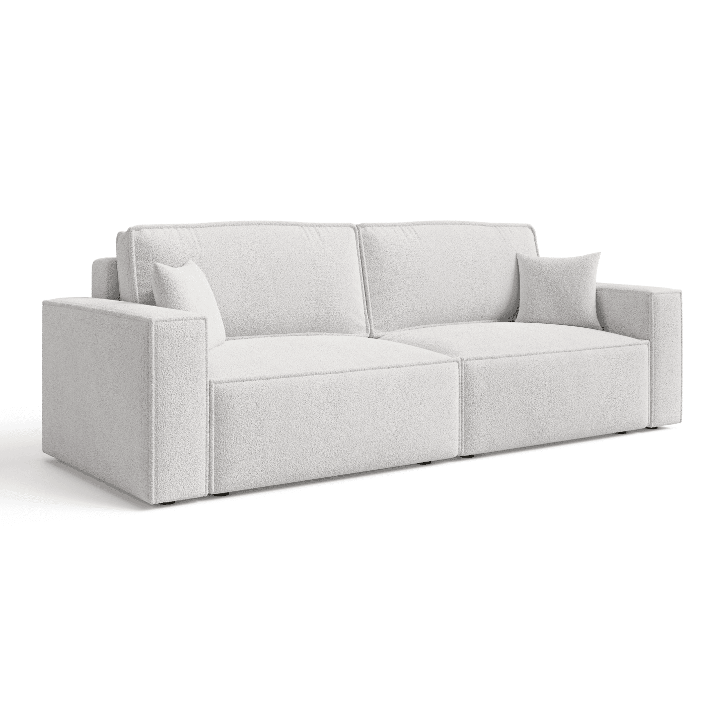 Wygodna sofa ARON S z funkcją spania | Rozkładana | Tkanina Quelle 01