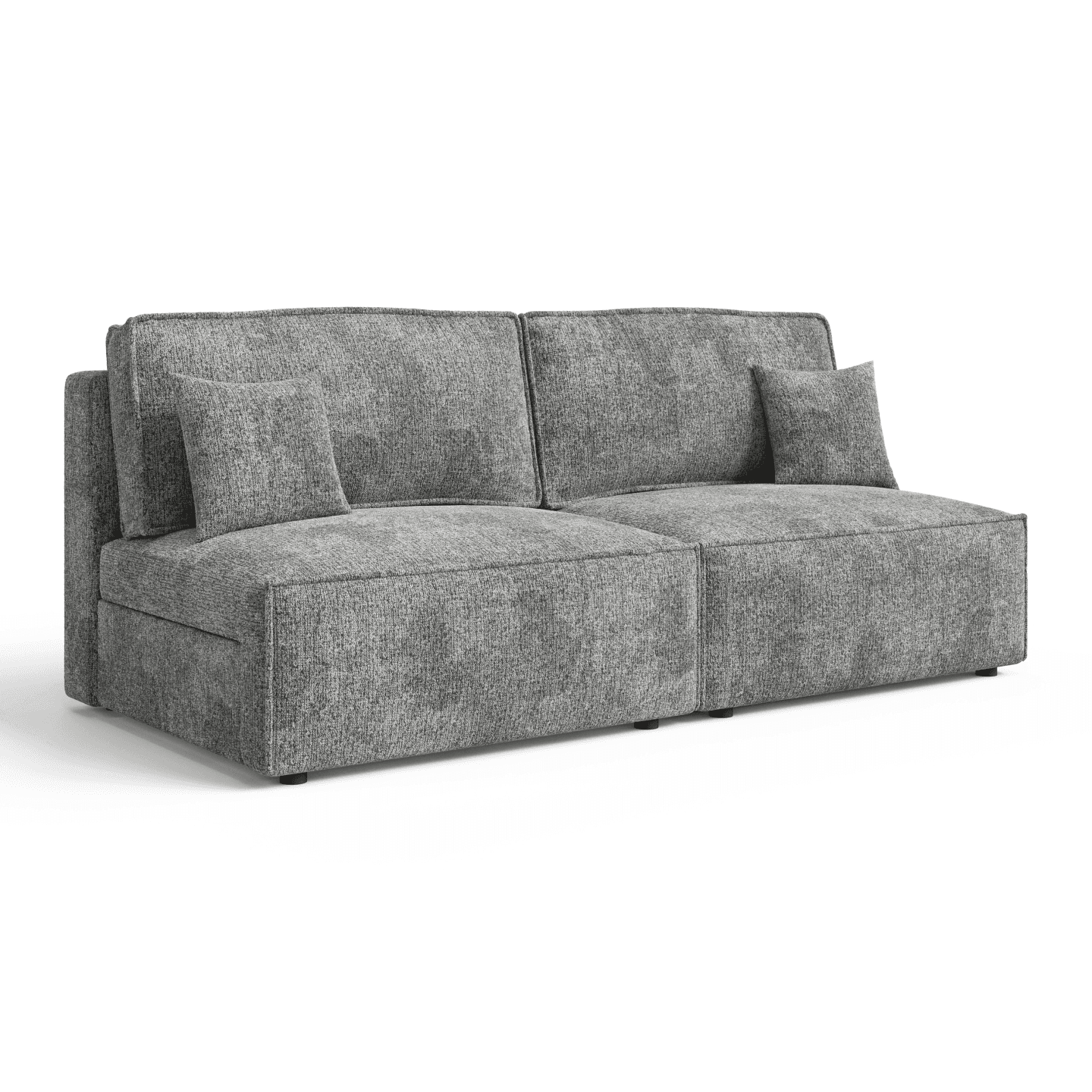 Sofa ARON S MINI z pojemnikiem na pościel | Rozkładana | Tkanina Bella 15