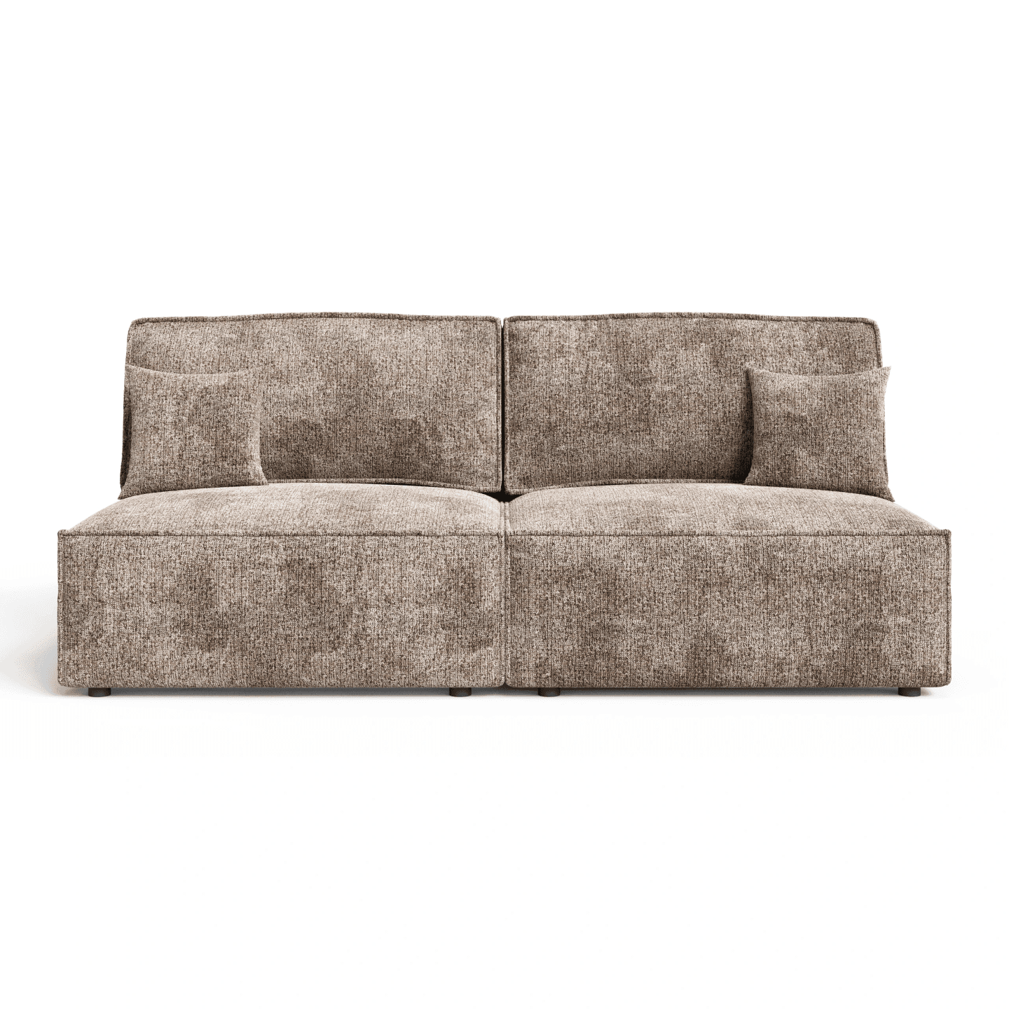 Wygodna sofa ARON S MINI do małego salonu | Rozkładana | Tkanina Bella 50