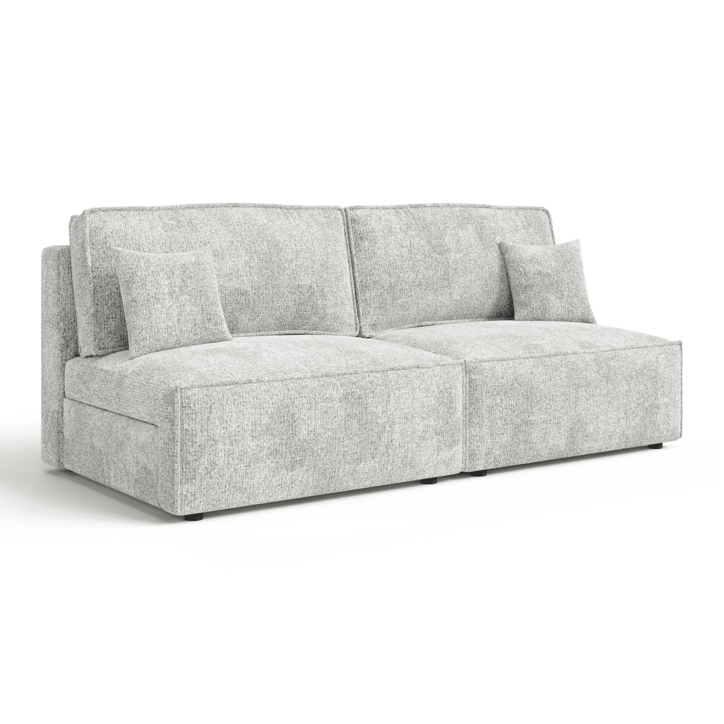 Wygodna sofa ARON S MINI do małego salonu | Rozkładana | Tkanina Bella 50