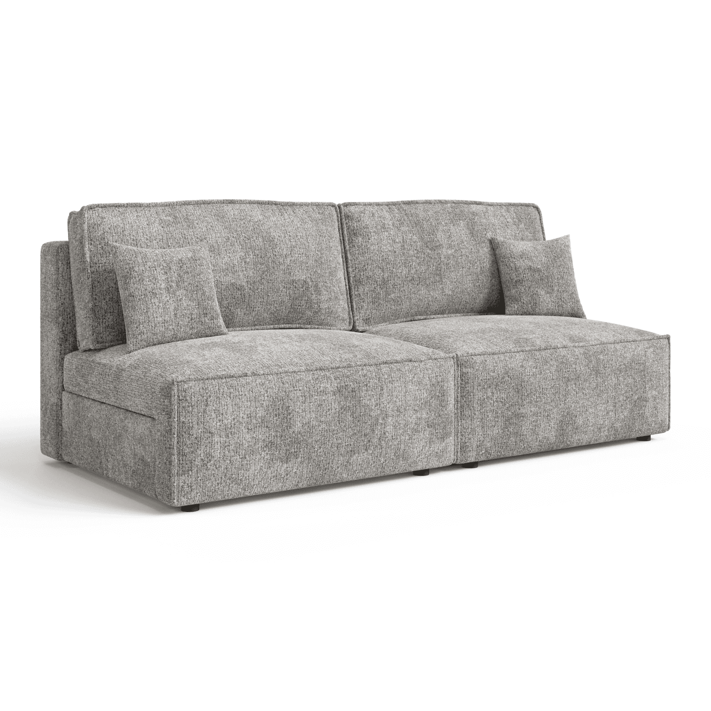 Sofa ARON S MINI do spania z pojemnikiem | Rozkładana | Tkanina Bella 55
