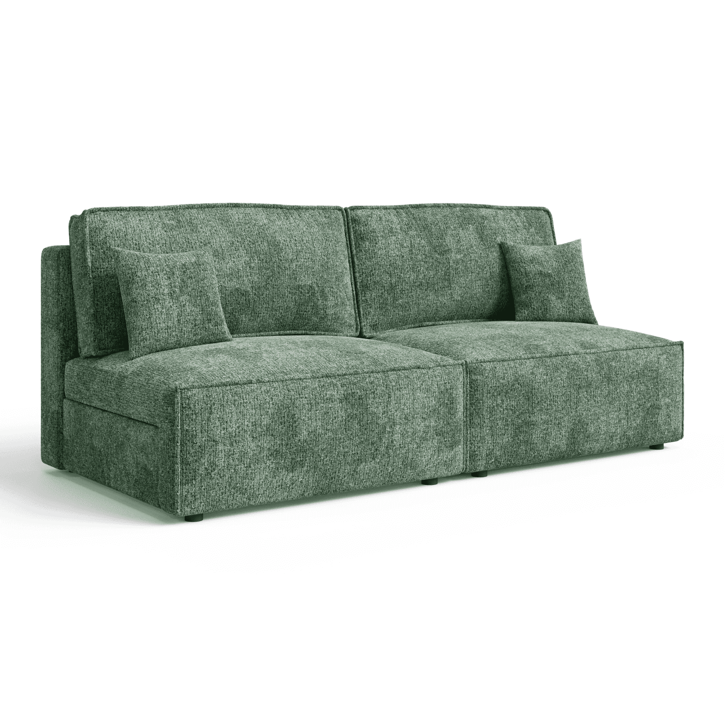 Praktyczna sofa ARON S MINI z pojemnikiem | Rozkładana | Tkanina Bella 80
