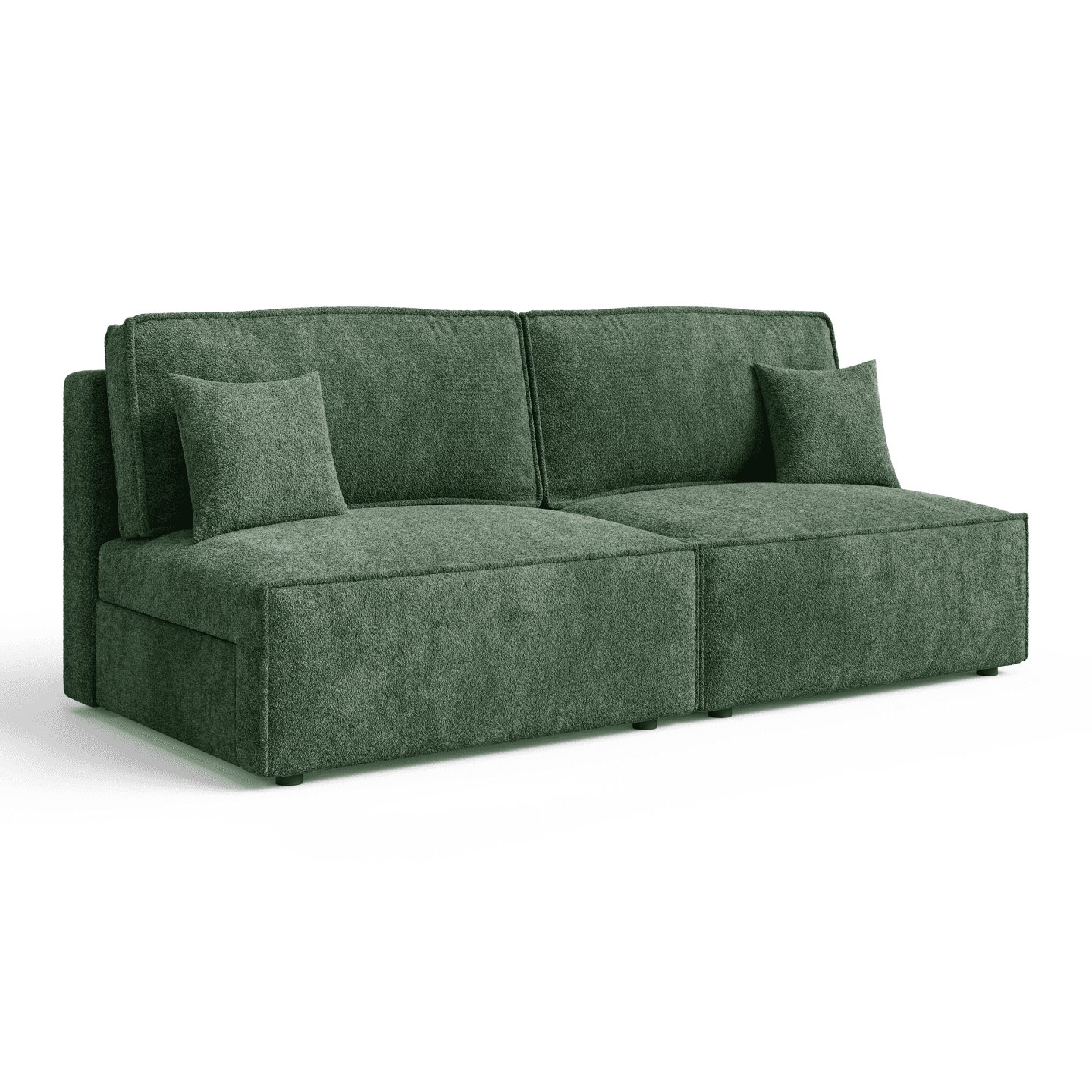 Nowoczesna sofa ARON S MINI do salonu | Rozkładana | Tkanina Coral 20