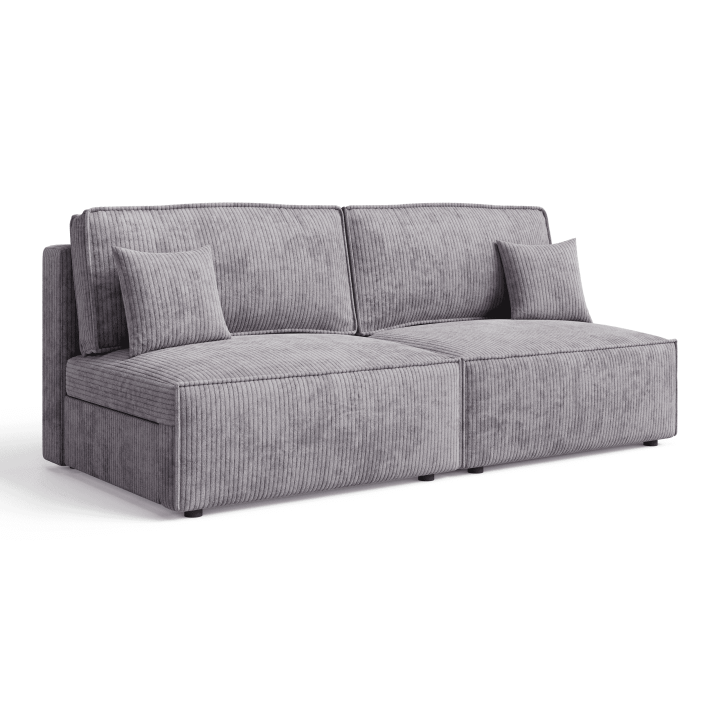 Sofa ARON S MINI z pojemnikiem na pościel | Rozkładana | Tkanina Poso 22