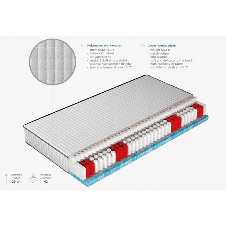 Materac Live Buriano 120x200 - zdjęcie 2