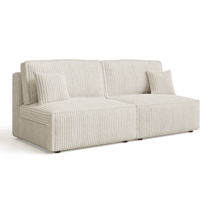 Nowoczesna sofa ARON S MINI do salonu | Rozkładana | Tkanina Tilia 03