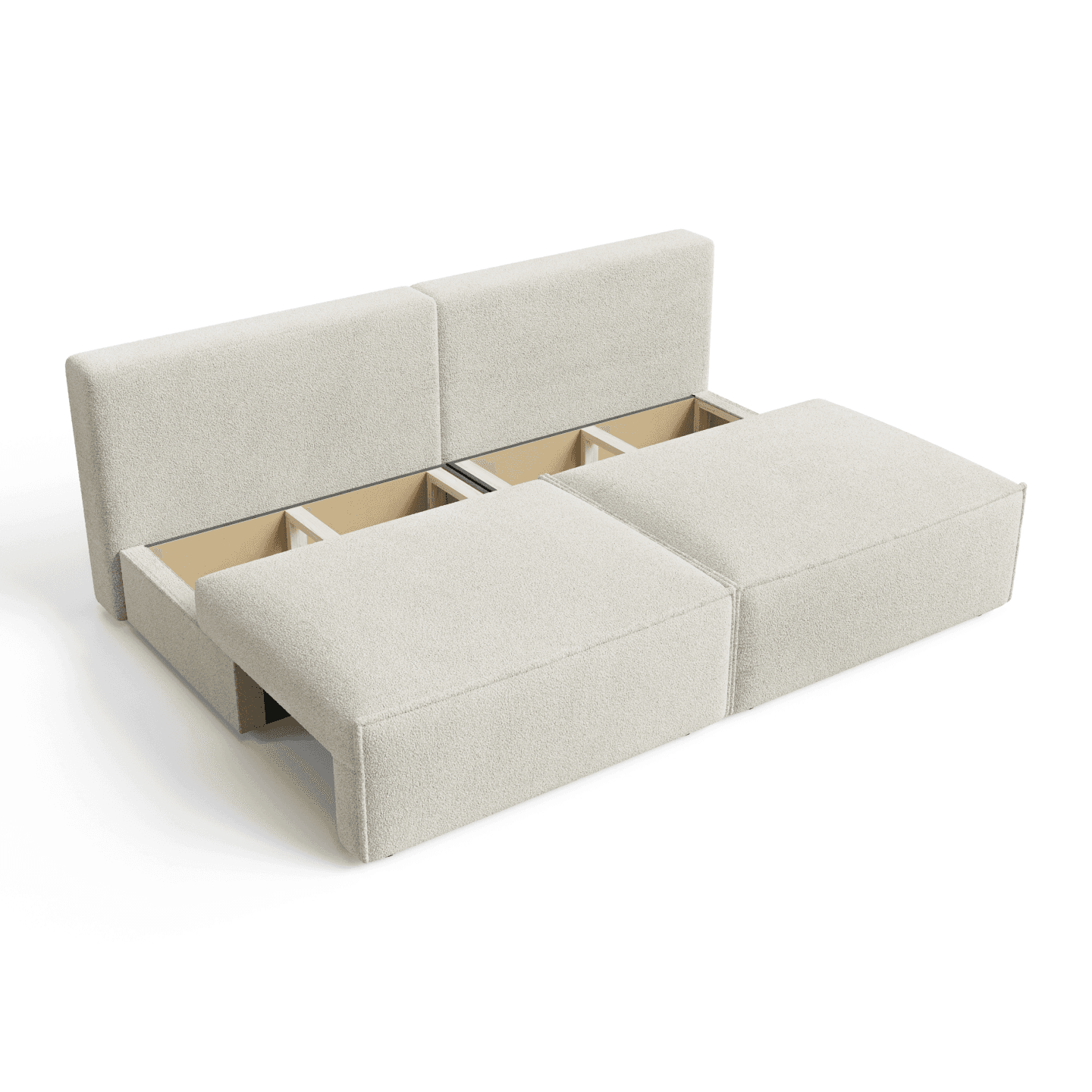 Sofa ARON S MINI z funkcją spania | Rozkładana | Tkanina Coral 15