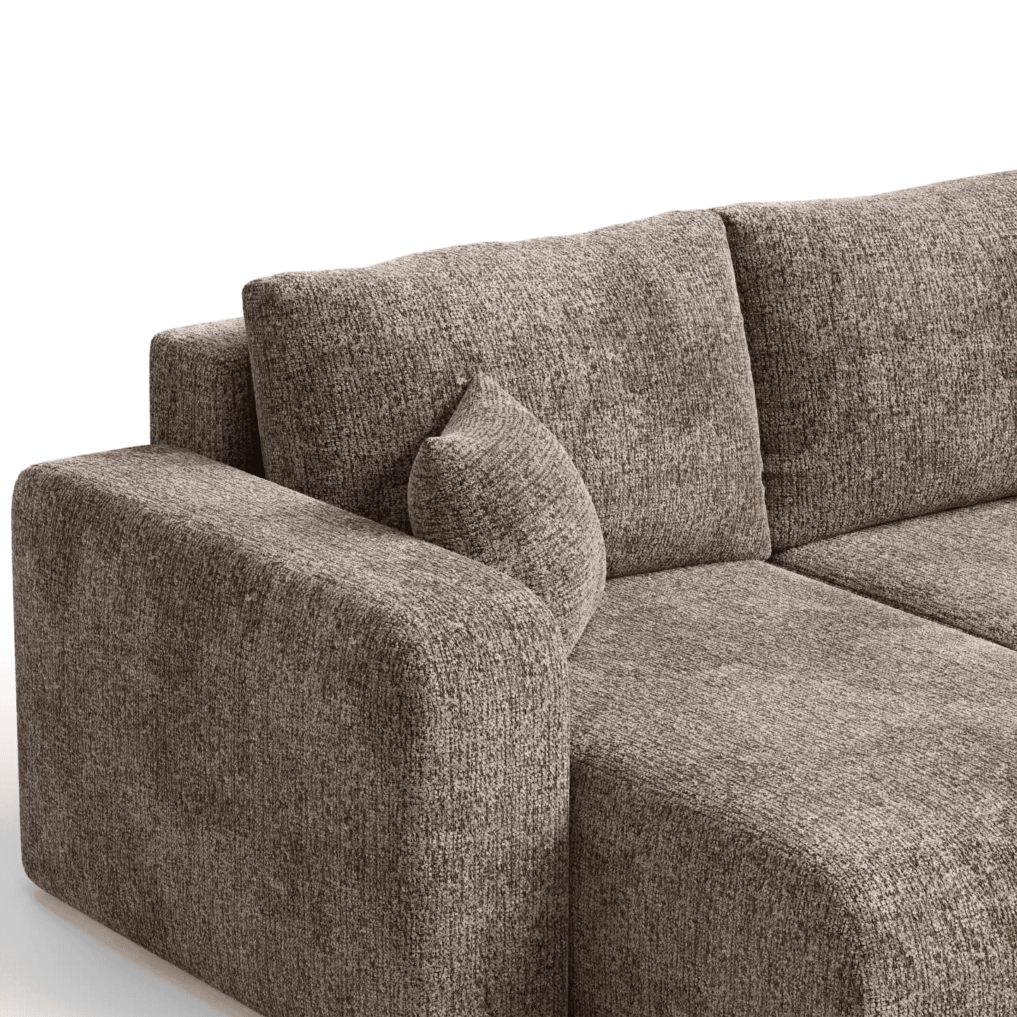 Stylowy narożnik wypoczynkowy LARGO L | Uniwersalny | Tkanina Bella 40