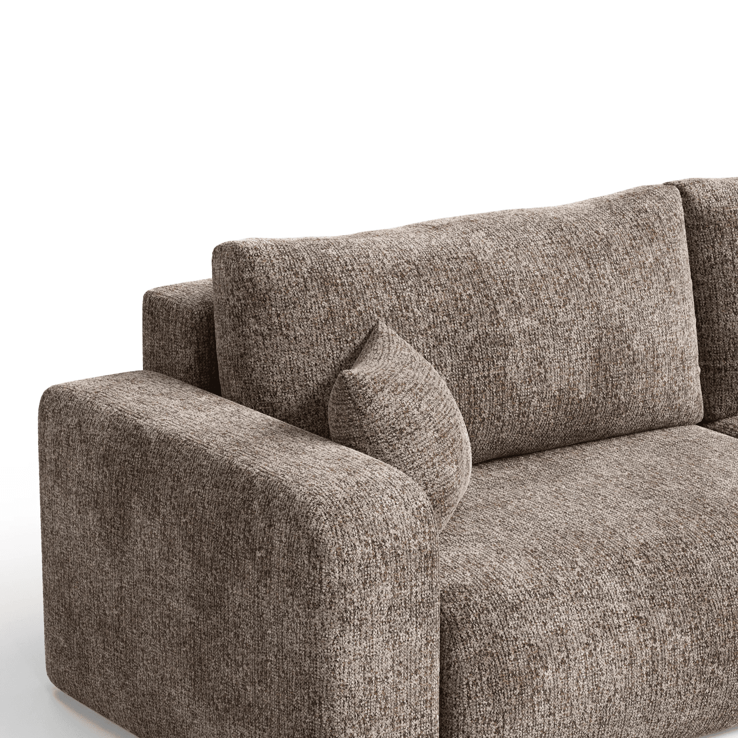 LARGO S sofa z funkcją spania | Rozkładana | Tkanina Bella 65