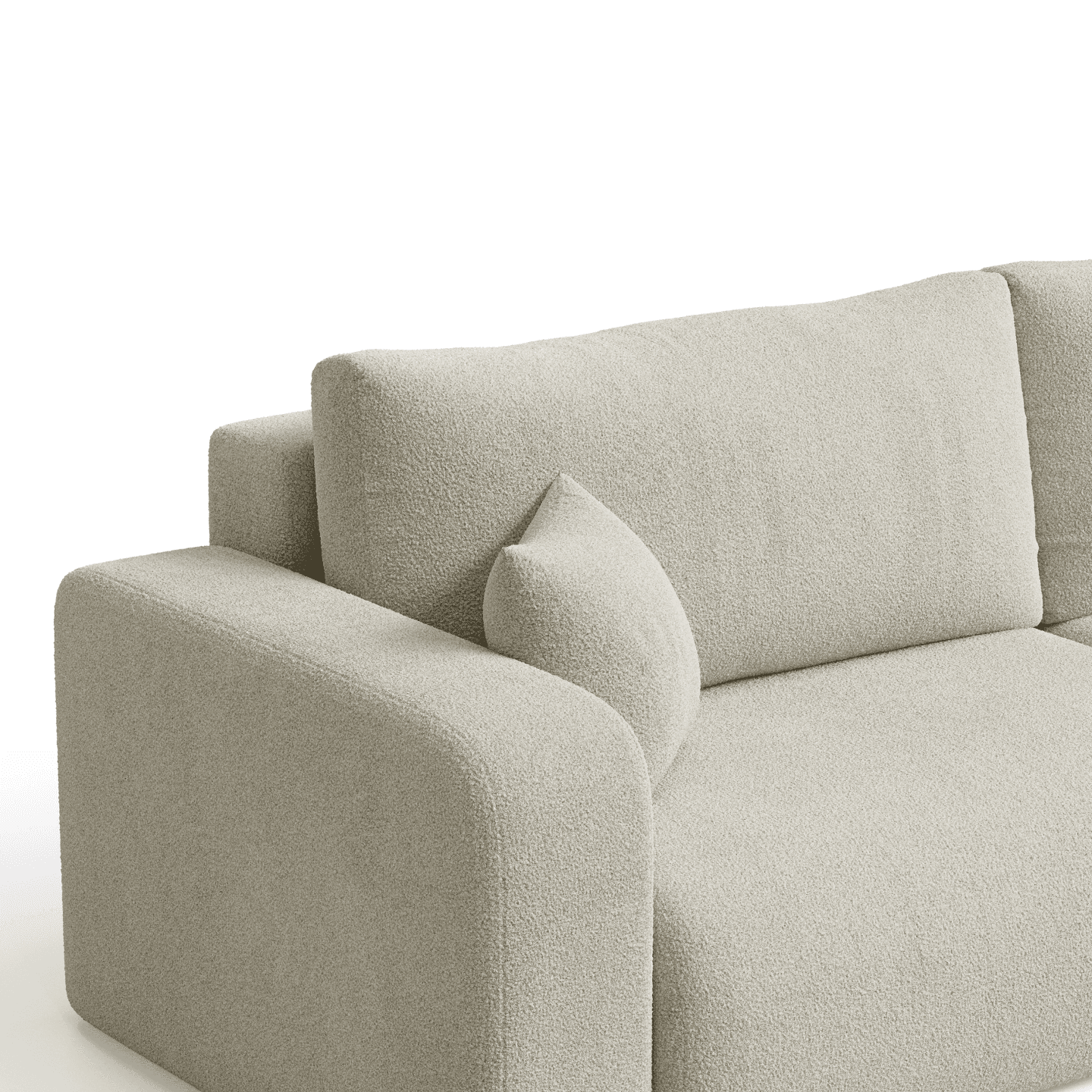 Elegancka sofa LARGO S do salonu | Rozkładana | Tkanina Quelle 92