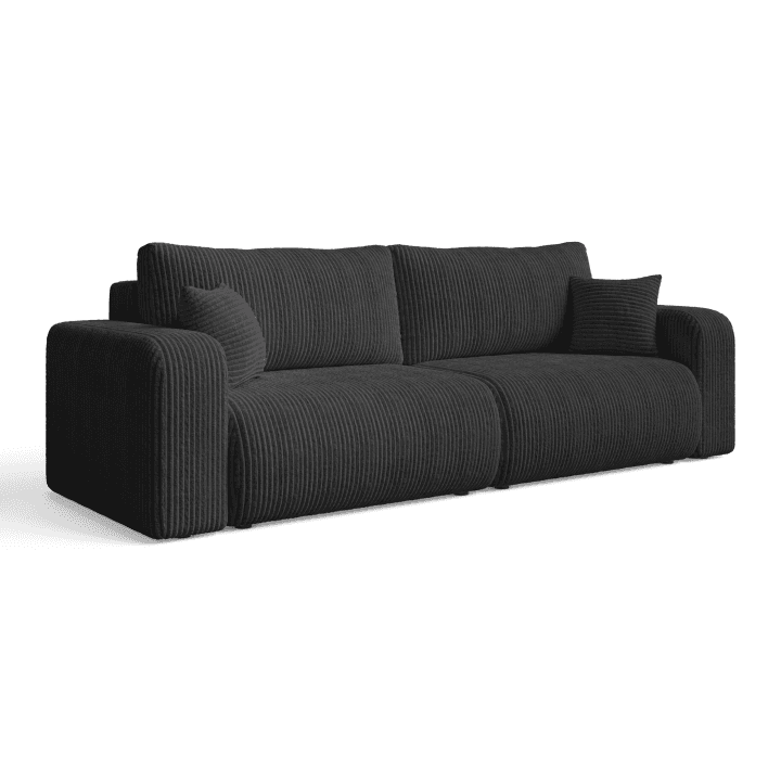 Stylowa sofa LARGO S z pojemnikiem | Rozkładana | Tkanina Tilia 100