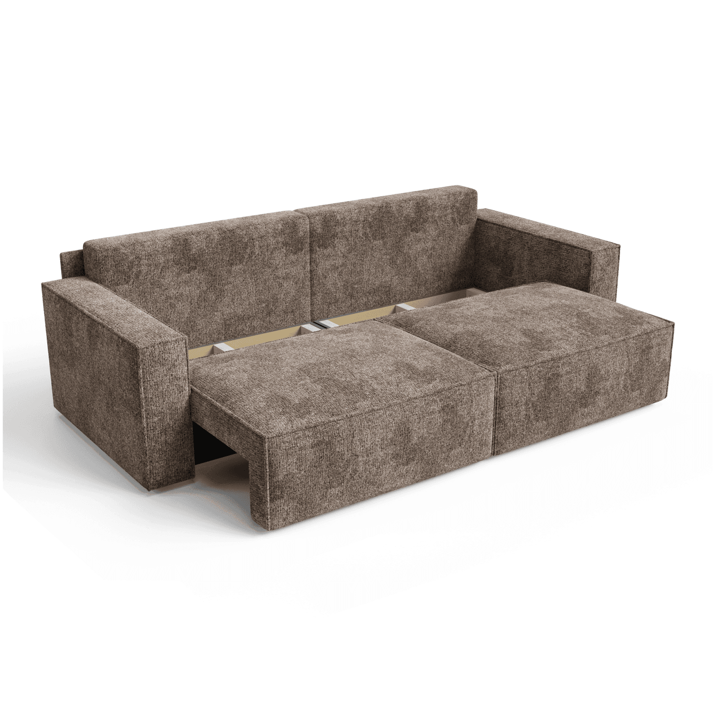 Sofa-narożnik ARON S CORNER z pojemnikiem | Rozkładany | Tkanina Bella 15