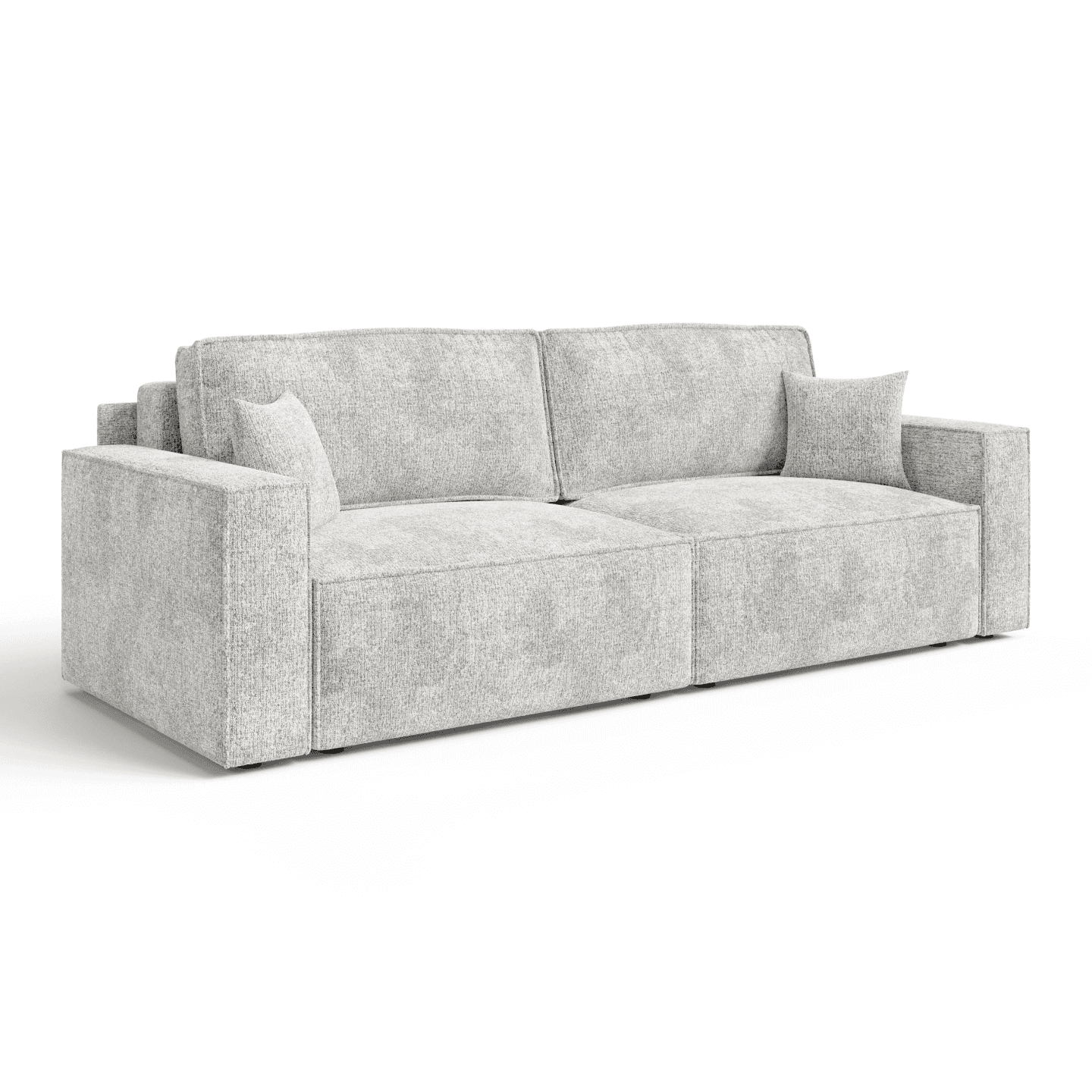 Stylowy ARON S CORNER sofa-narożnik | Rozkładany | Tkanina Bella 50
