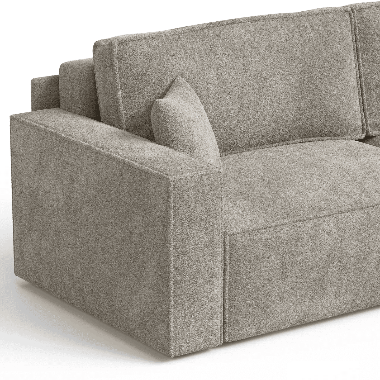 ARON S CORNER sofa-narożnik do wypoczynku | Rozkładany | Tkanina Coral 75