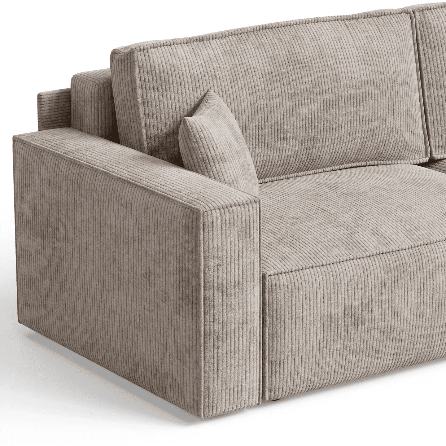 Sofa-narożnik ARON S CORNER do spania | Rozkładany | Tkanina Poso 02