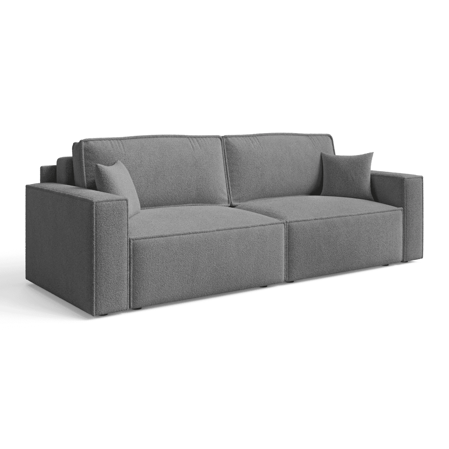 Komfortowy ARON S CORNER sofa-narożnik | Rozkładany | Tkanina Quelle 92