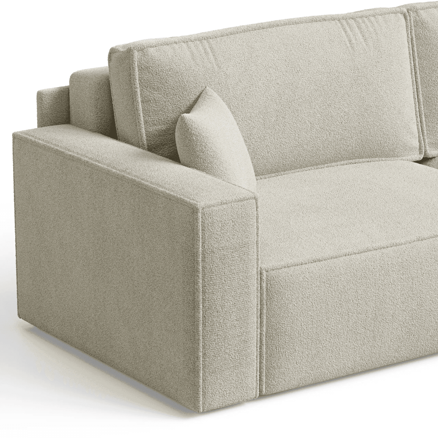 Stylowy ARON S CORNER sofa-narożnik | Rozkładany | Tkanina Quelle 100
