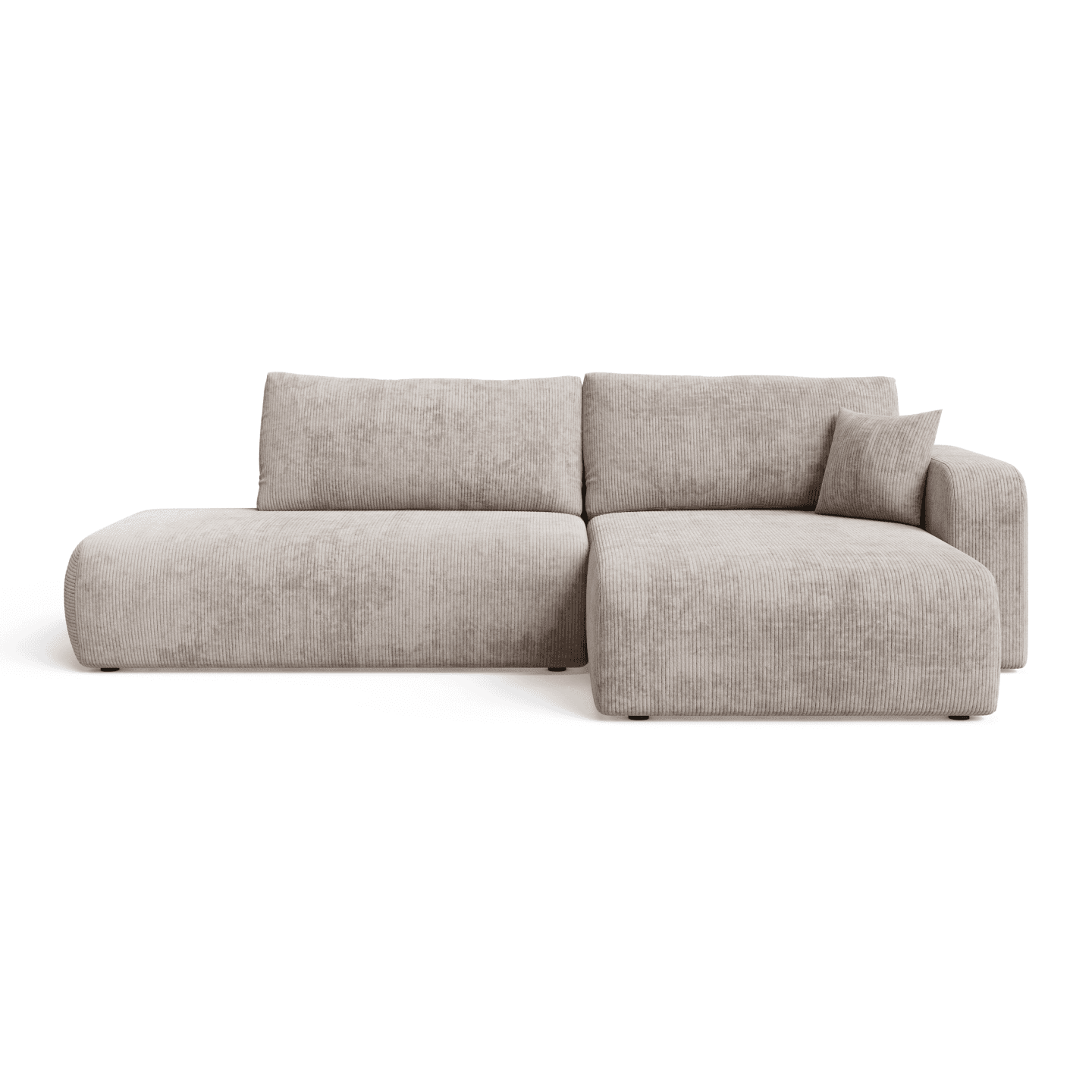 Nowoczesny narożnik BIS XL do dużego salonu | Rozkładany | Tkanina Poso 55