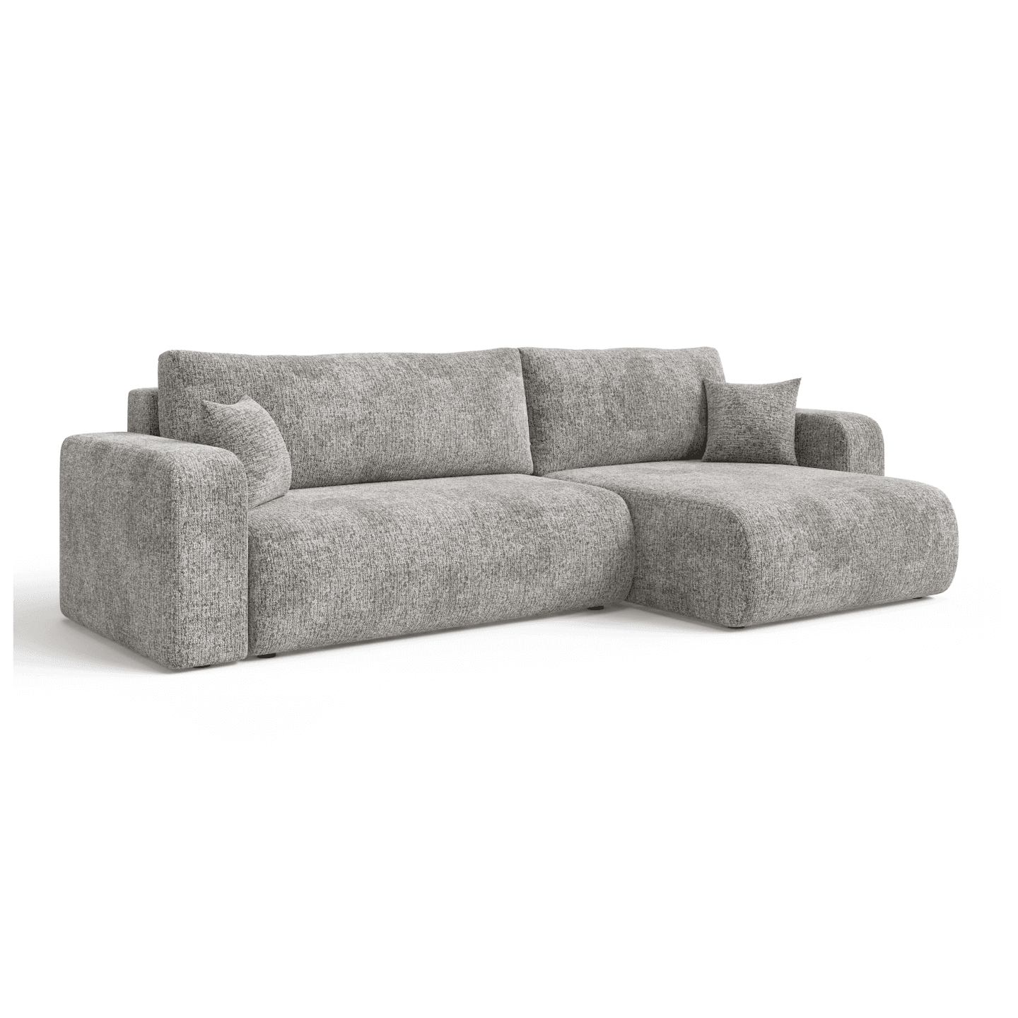 Stylowy narożnik LARGO XL z funkcją spania | Uniwersalny | Tkanina Bella 55
