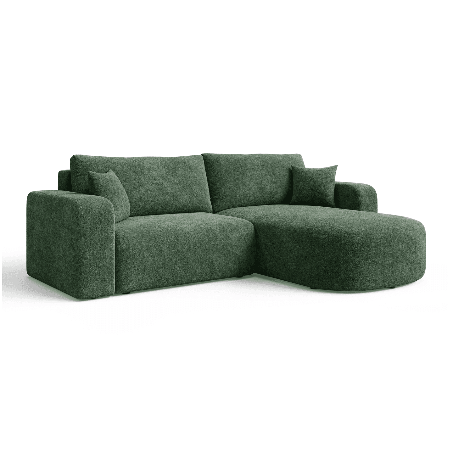 Elegancki narożnik RIVO L z pojemnikiem | Uniwersalny | Tkanina Coral 20