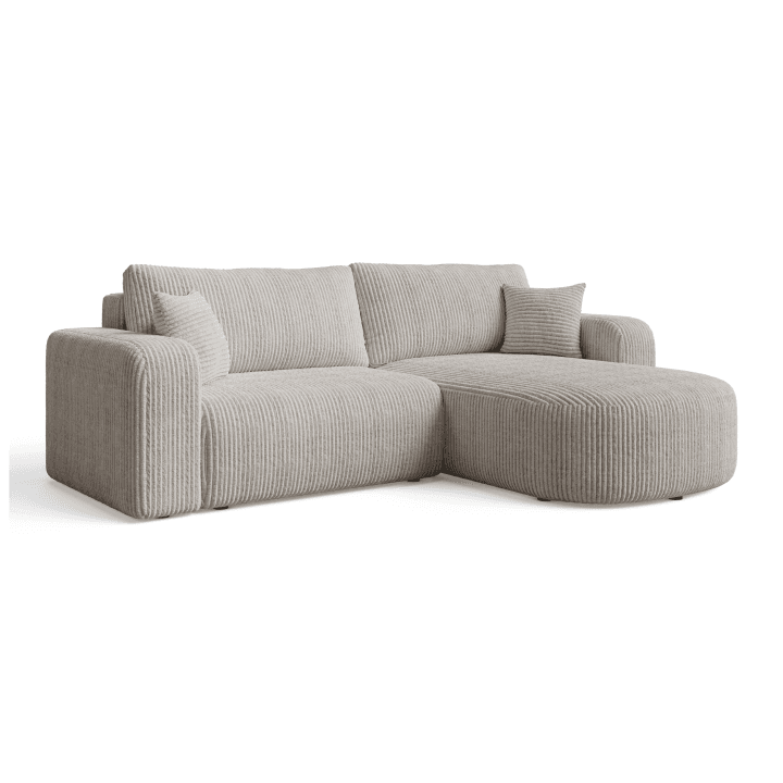 Elegancki narożnik RIVO L do wypoczynku | Uniwersalny | Tkanina Tilia 11