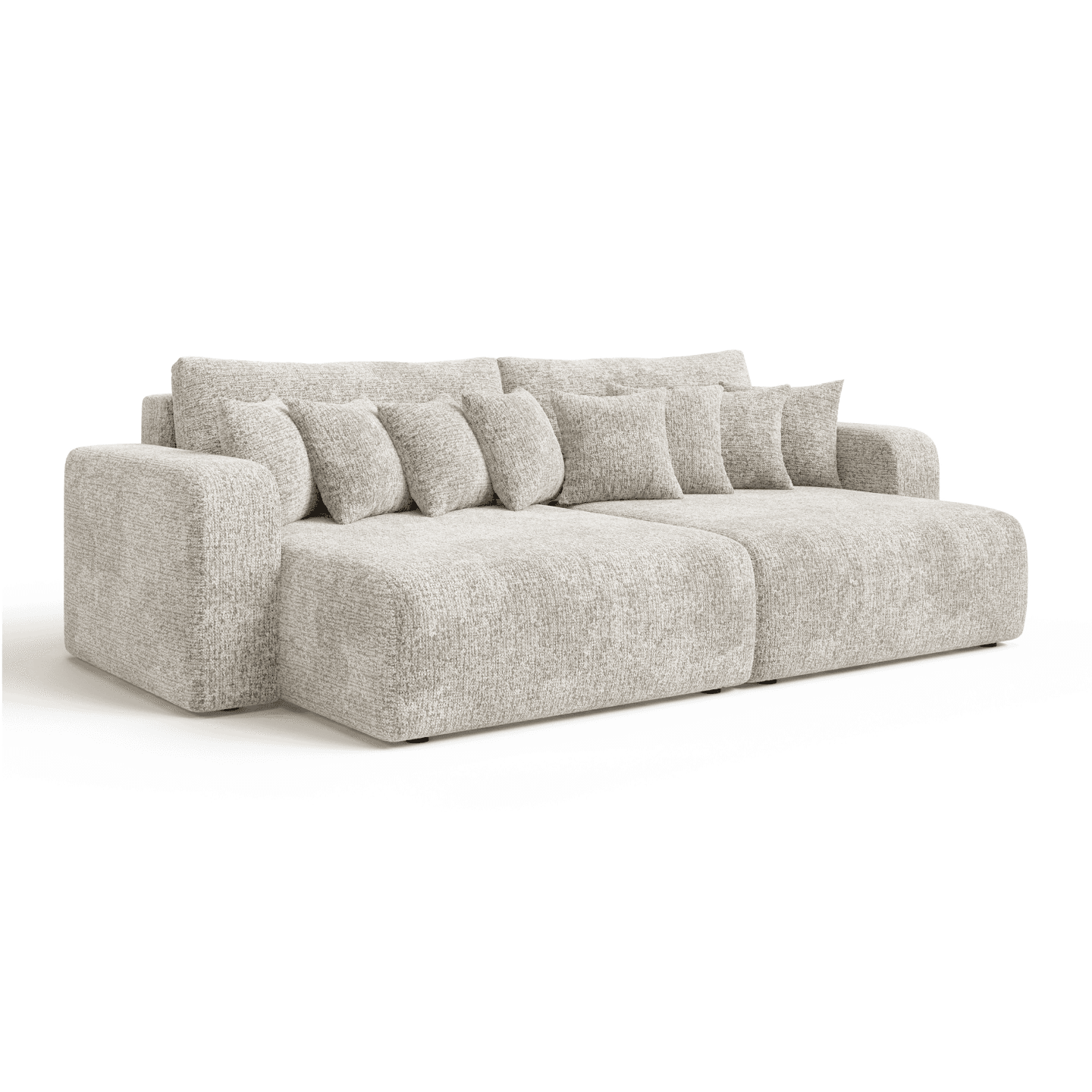 Bigsofa FIORO S z poduszkami do nowoczesnego salonu | Tkanina Bella 05