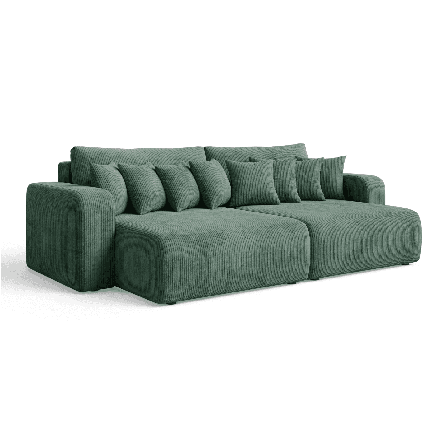 Elegancka sofa FIORO S tapicerowana do dużego salonu | Tkanina Poso 14