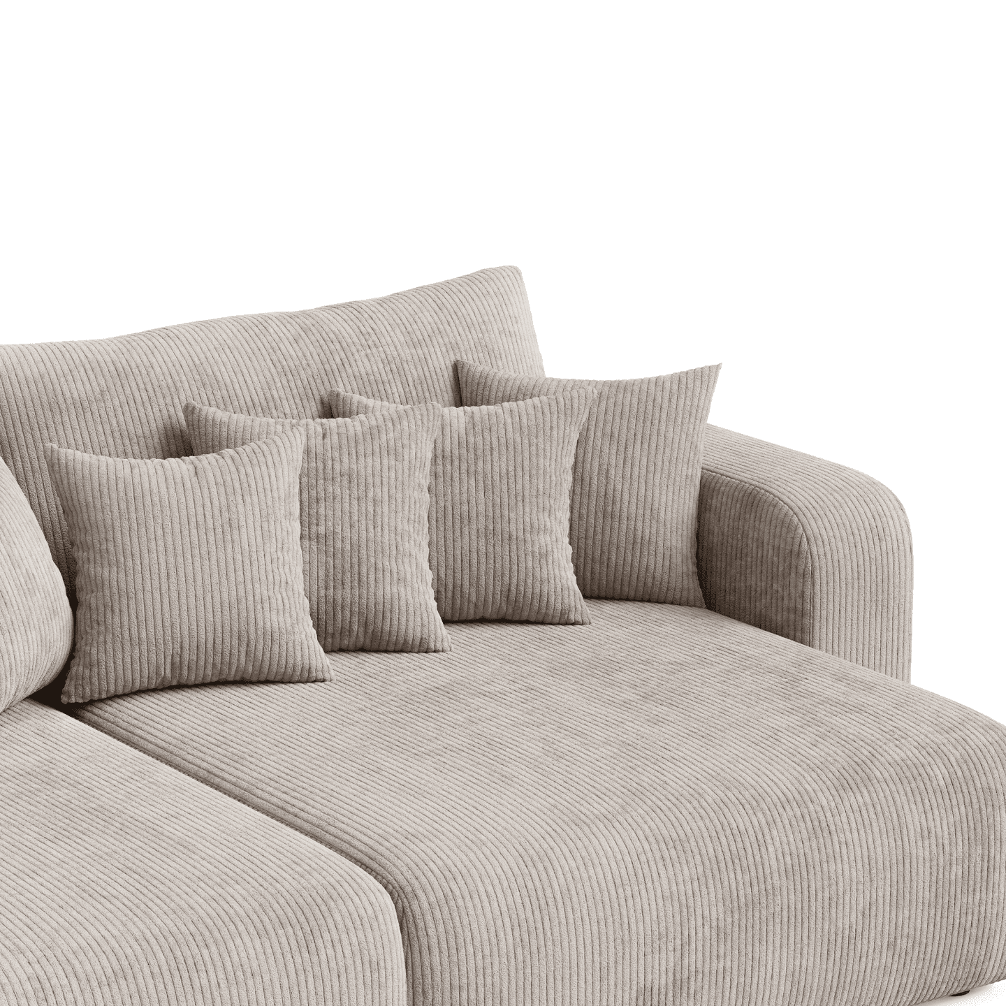 Praktyczna Bigsofa FIORO S z poduszkami do salonu | Tkanina Poso 100