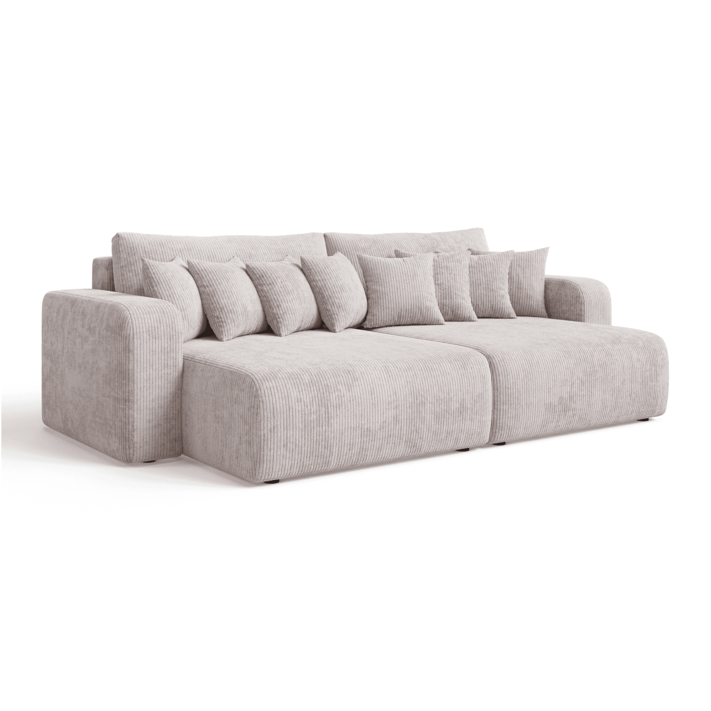 Praktyczna Bigsofa FIORO S z poduszkami do salonu | Tkanina Poso 100