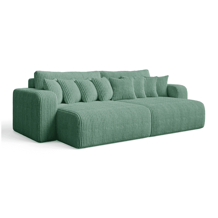 Sofa FIORO S salonowa z zestawem poduszek do wnętrza | Tkanina Tilia 39