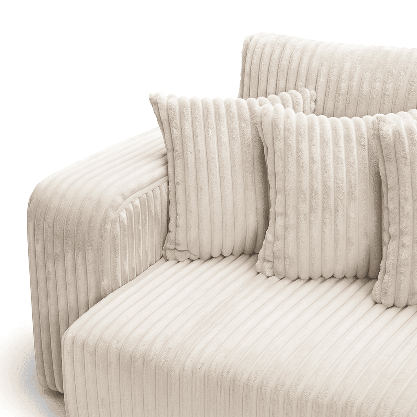 Wygodna sofa FIORO S z poduszkami i funkcją spania | Tkanina Tilia 90