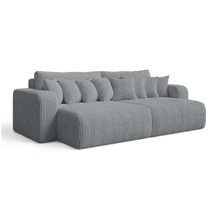 Wygodna sofa FIORO S z poduszkami i funkcją spania | Tkanina Tilia 90