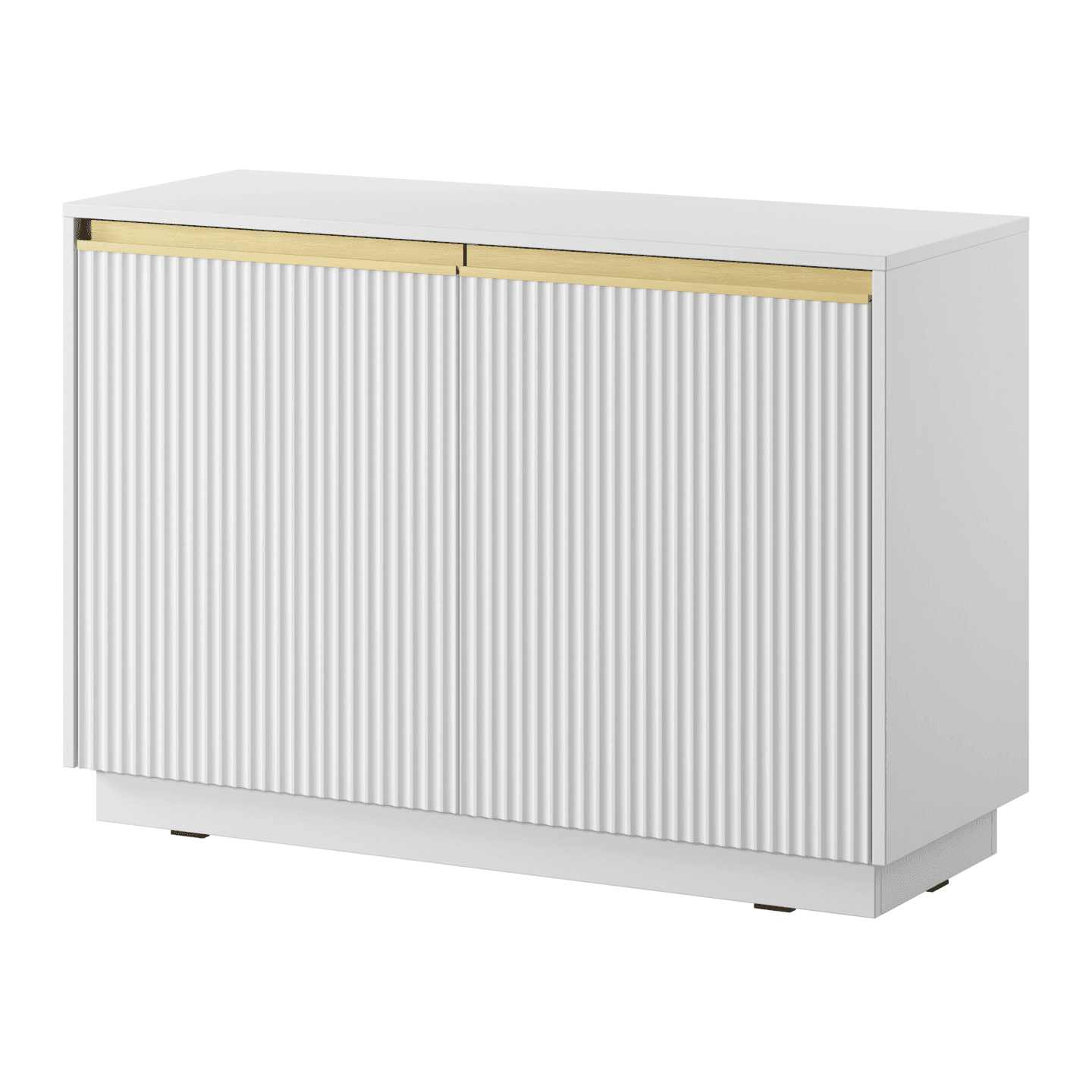 Komoda Gold 103 cm Biała