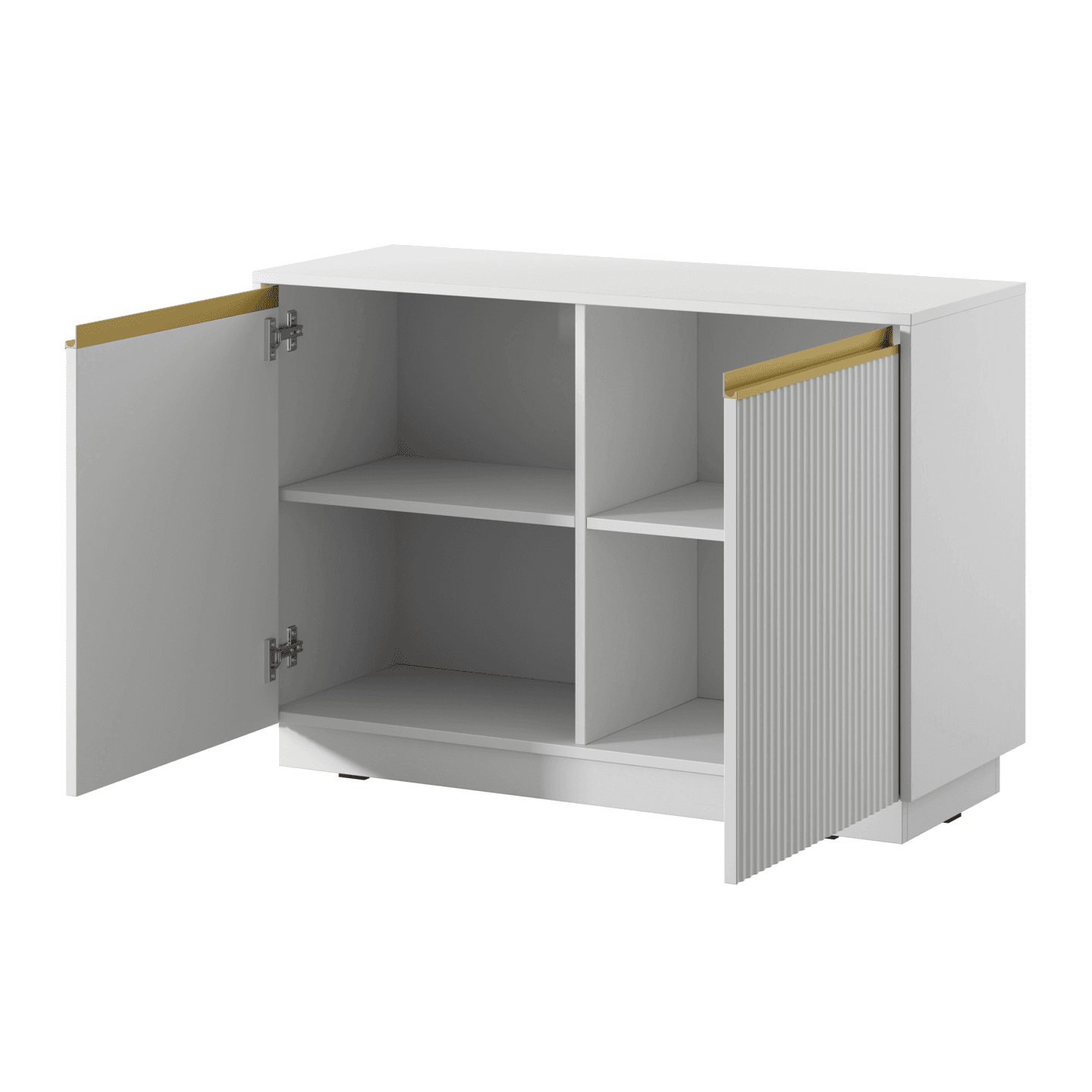 Komoda Gold 103 cm Biała