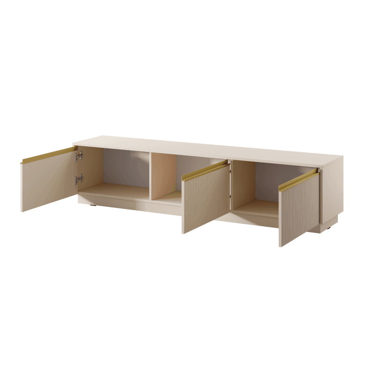 Szafka RTV Gold 180  Beż piaskowy - zdjęcie 2