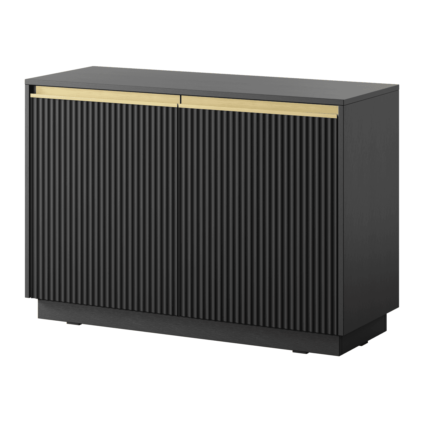 Komoda Gold 103 cm Czarna