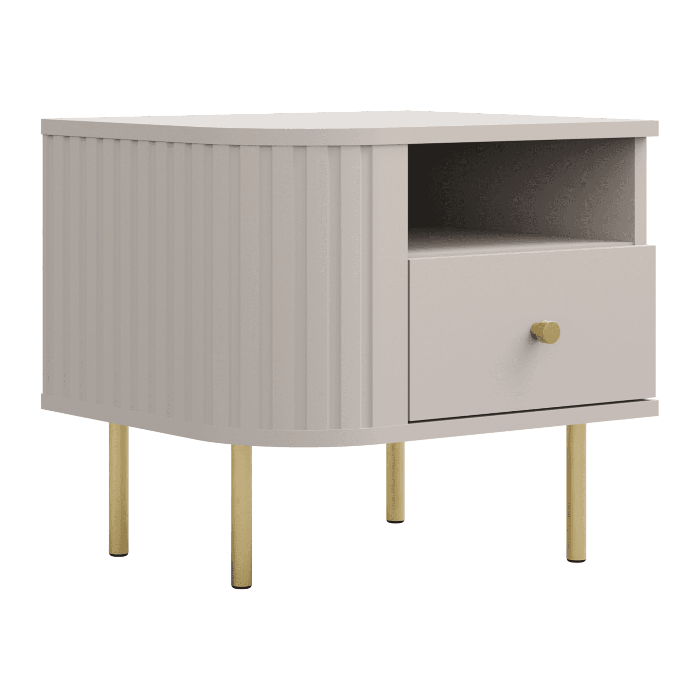 Szafka nocna Fiero 48 cm Beż piaskowy