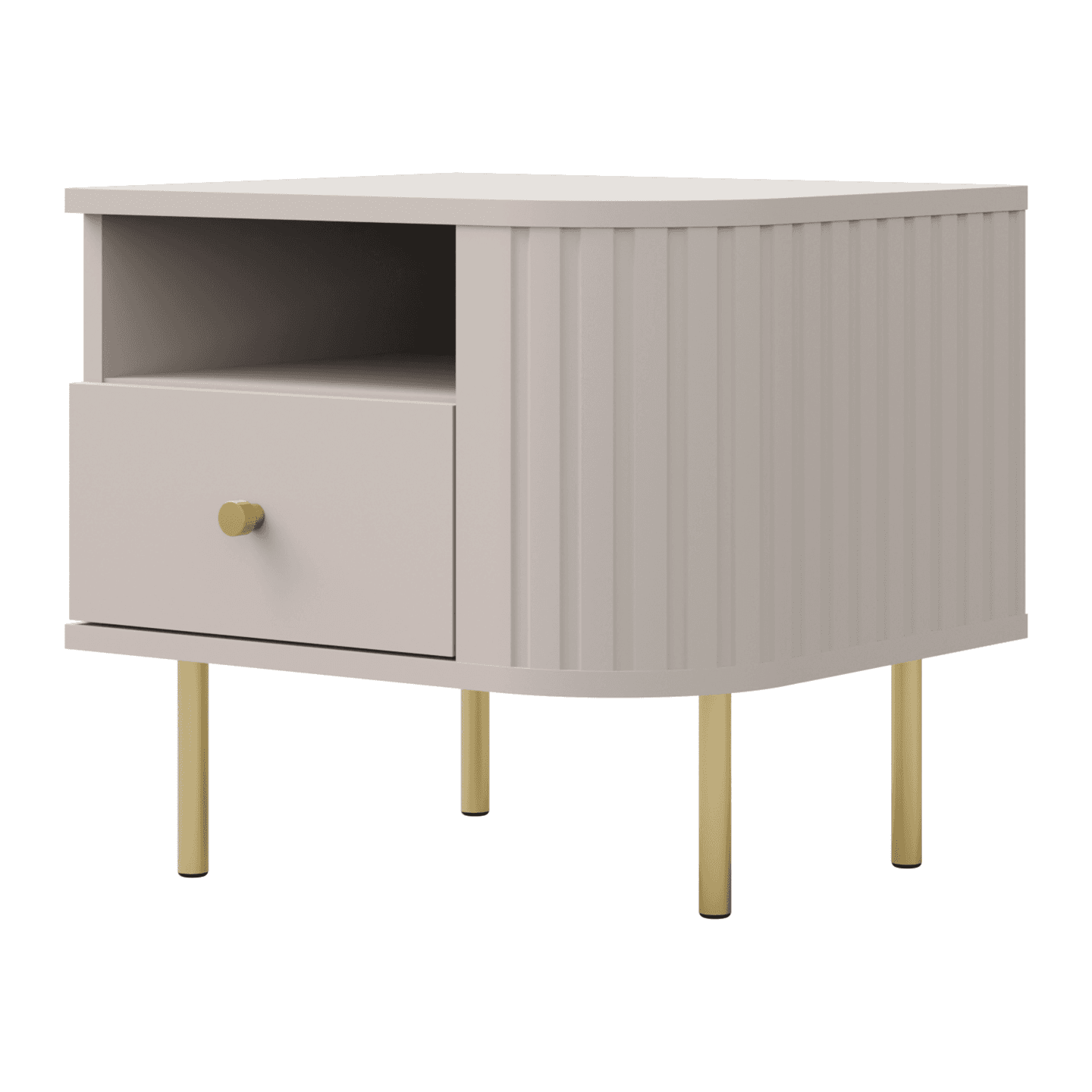 Szafka nocna Fiero 48 cm Beż piaskowy