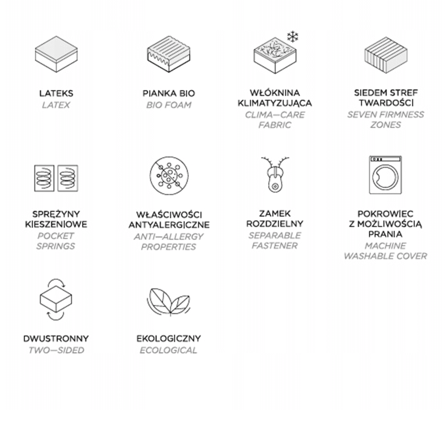 Materac Live Buriano 90x200