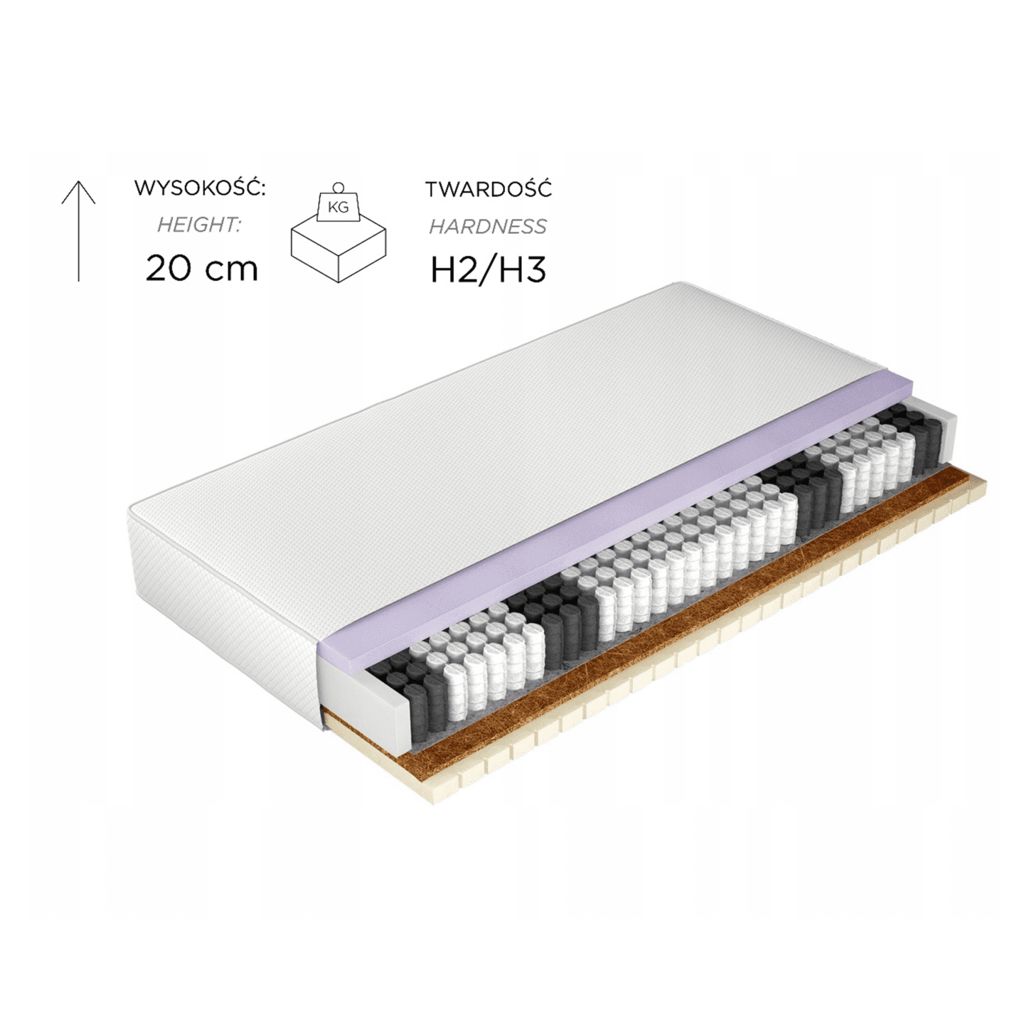 Materac Comfort Care 100x200