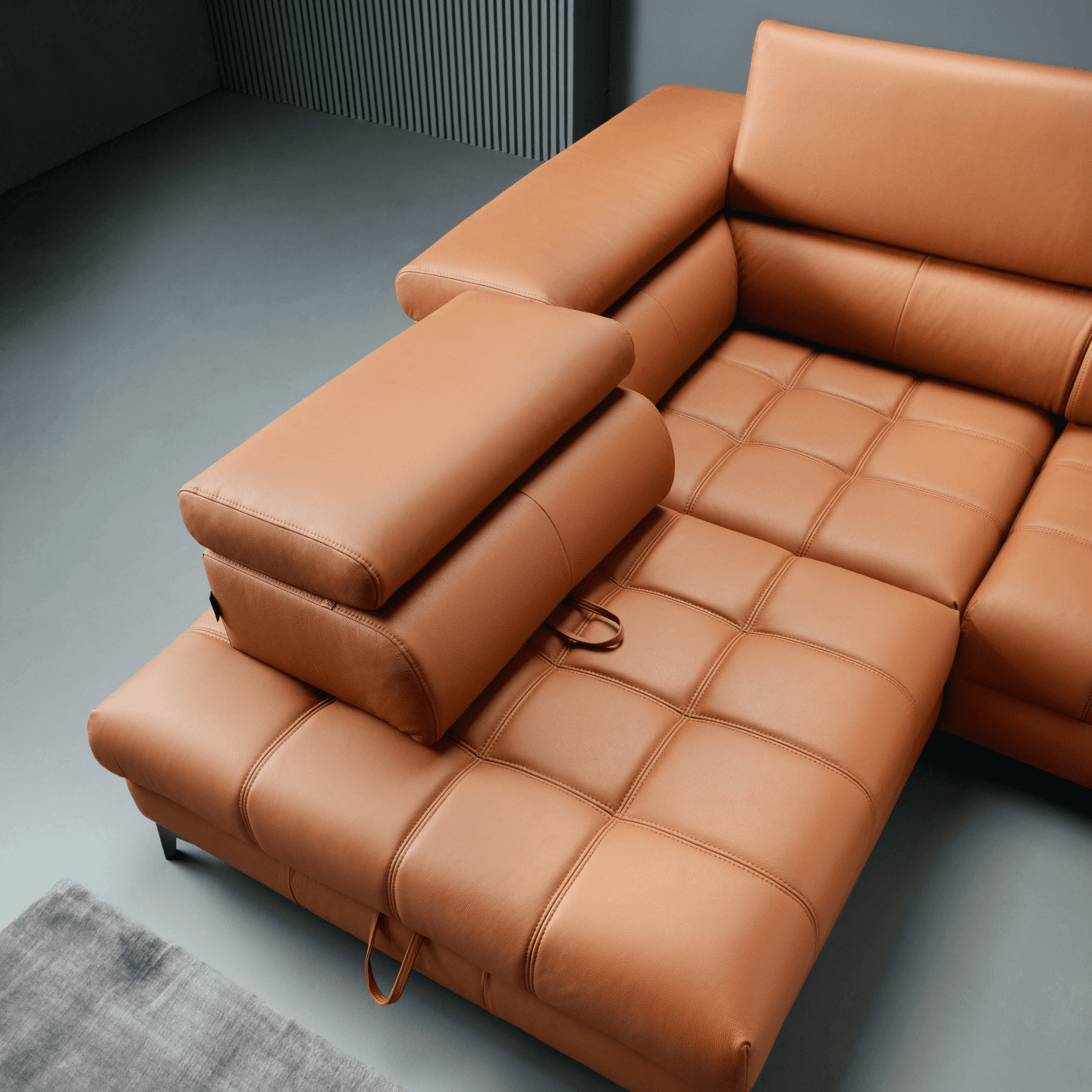 Narożnik Baggio skóra naturalna