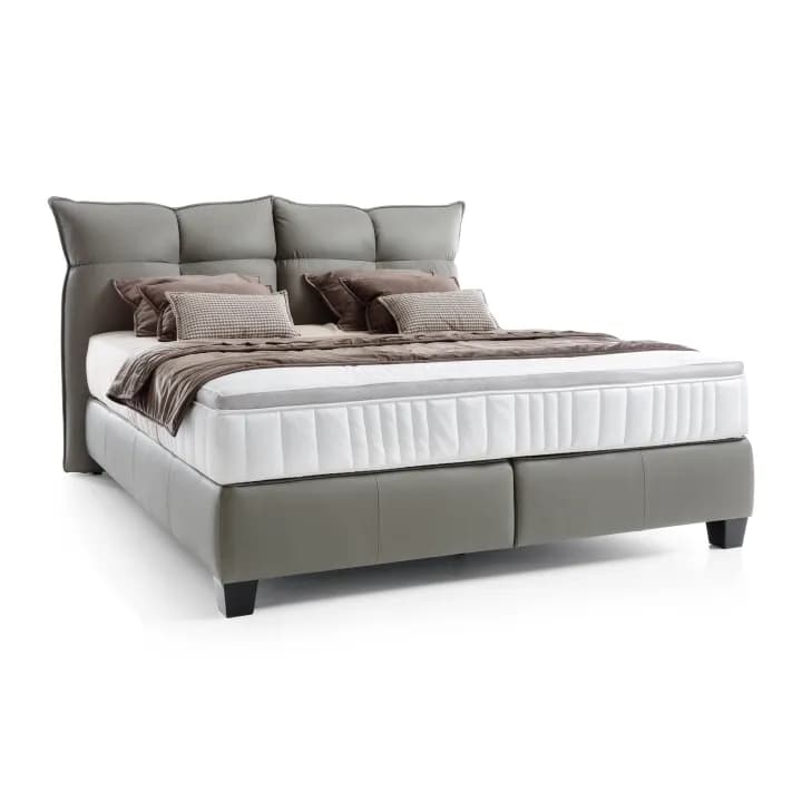 Łóżko Cadis 140x200 Skóra naturalna
