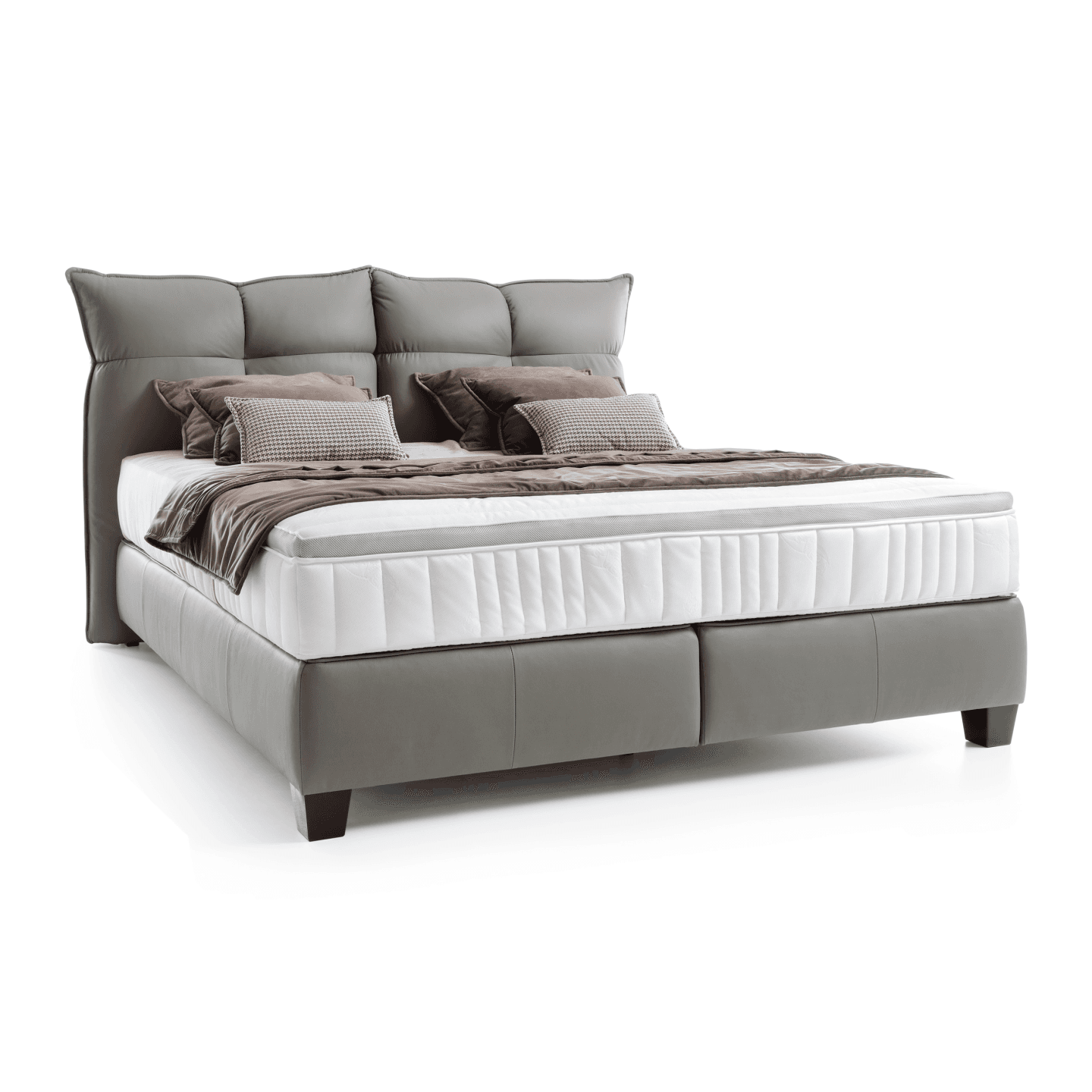 Łóżko Cadis 140x200 Skóra naturalna