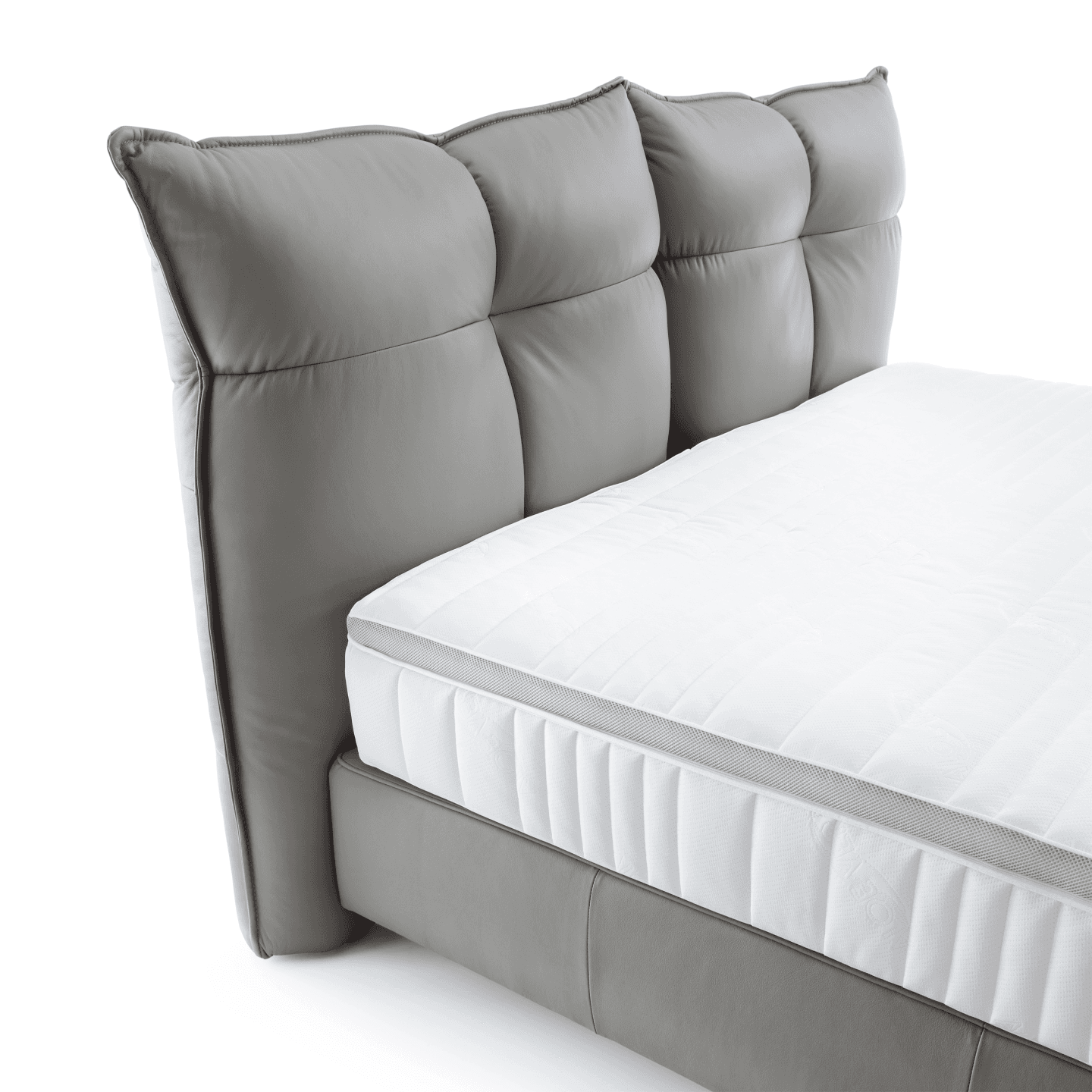 Łóżko Cadis 140x200 Skóra naturalna